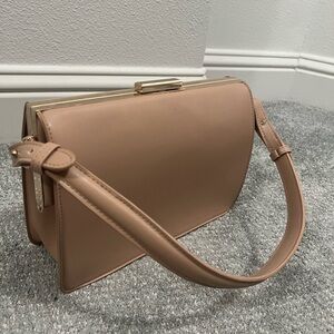 Elegant Tan Clutch Bag